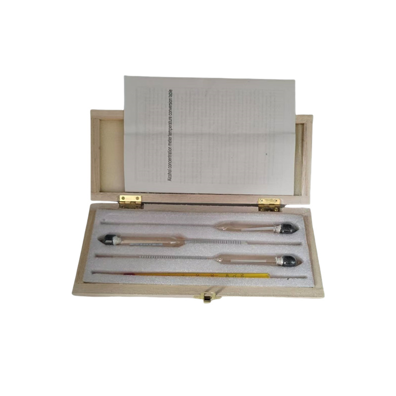 Cross-Border Export Set of Three Alcohol Meters in English and Russian for Measuring the Concentration of Homemade Liquor, 0-40-70%