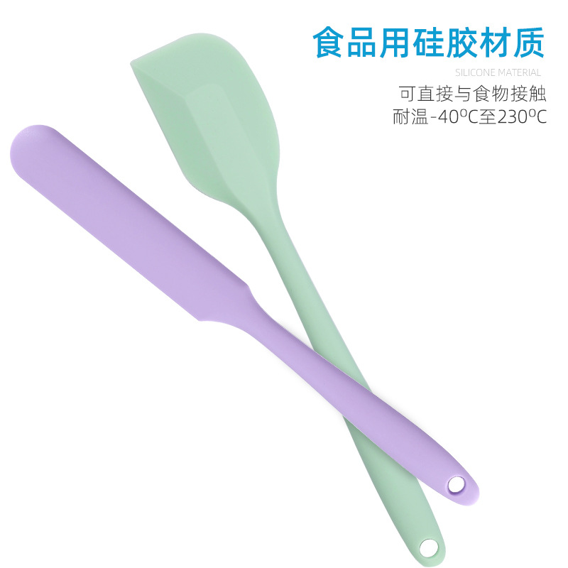 Silicone Scraper Baking One-piece Large Silicone Cream Spatula Nougat Cake Scraper Set Combination
