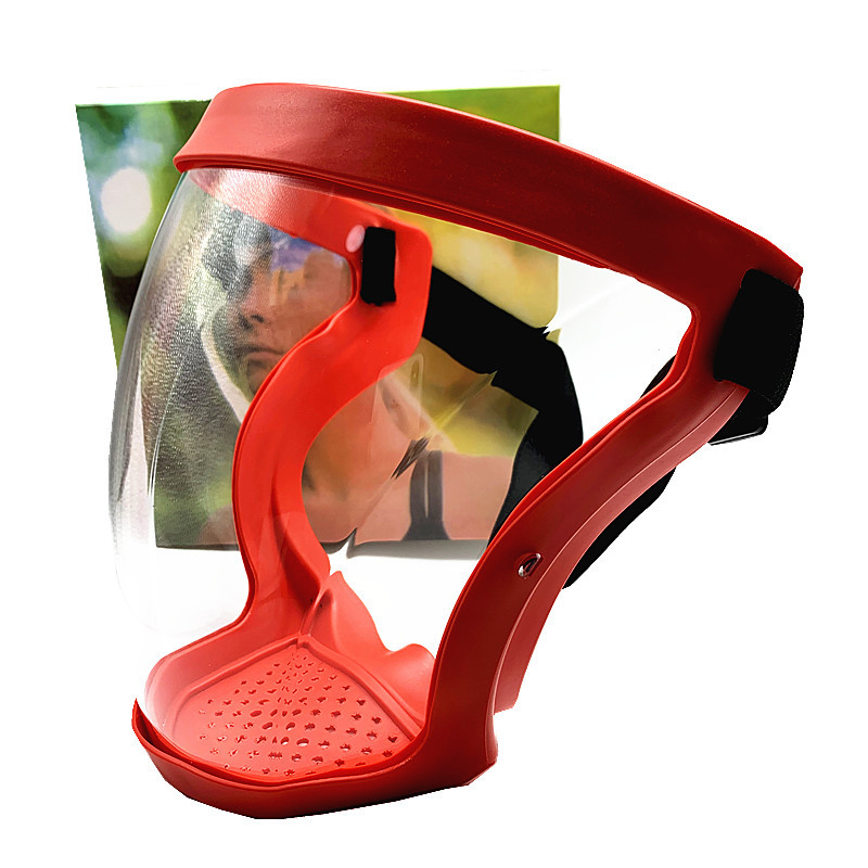 Full edge mask anti-fog anti-droplet isolation protective mask anti-fly dust riding PC horse head mask factory wholesale