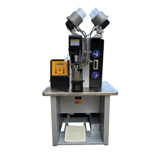 Automatic Punching Double-Sided Shoe Eye Machine Fabric Plastic Buckle Special Punching and Buttoning Integrated Eye Machine