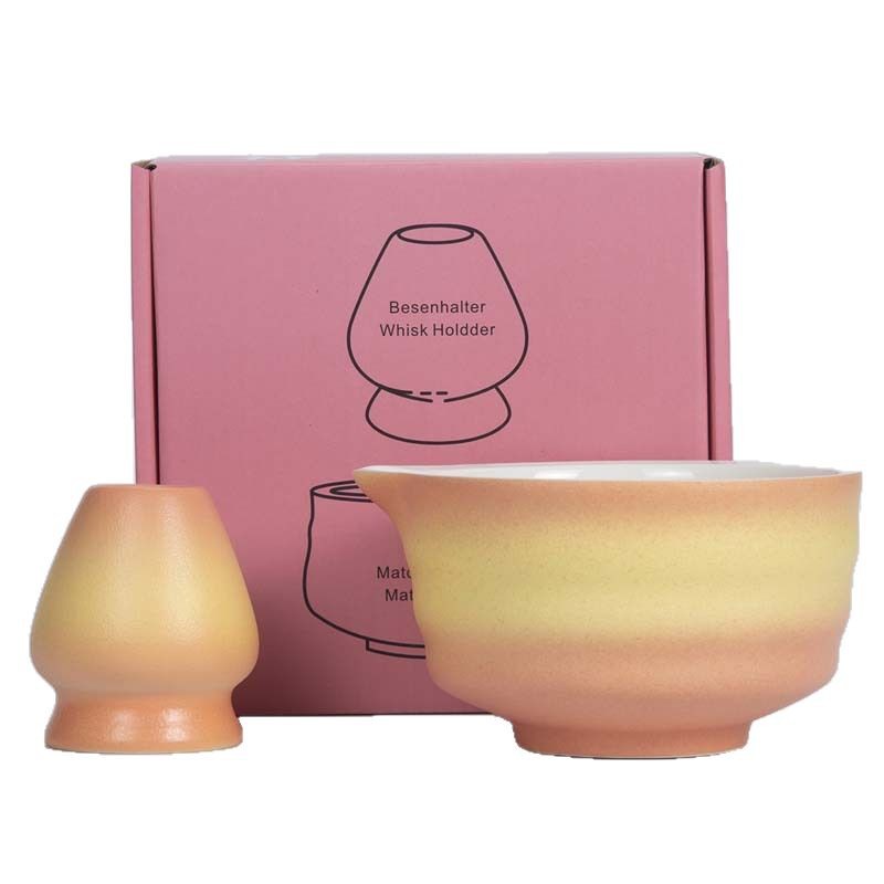 Cross-border Japanese-style Matcha Tea Set suit Matcha Bowl with Mouth Tea