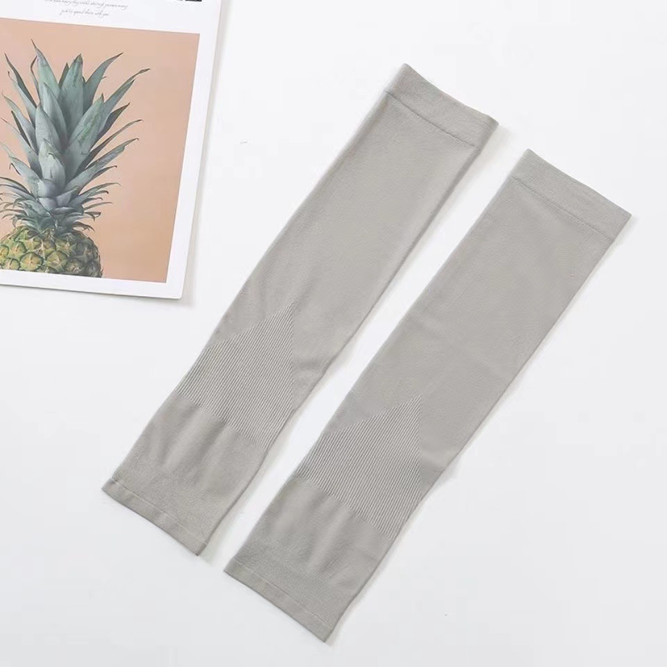 Sports Ice Sleeves for Men and Women, Ice Silk Sleeves, Sun Protection Sleeves, Outdoor Cycling Summer Sun Protection, Pure Color Sleeve Gloves, Ice Sleeves