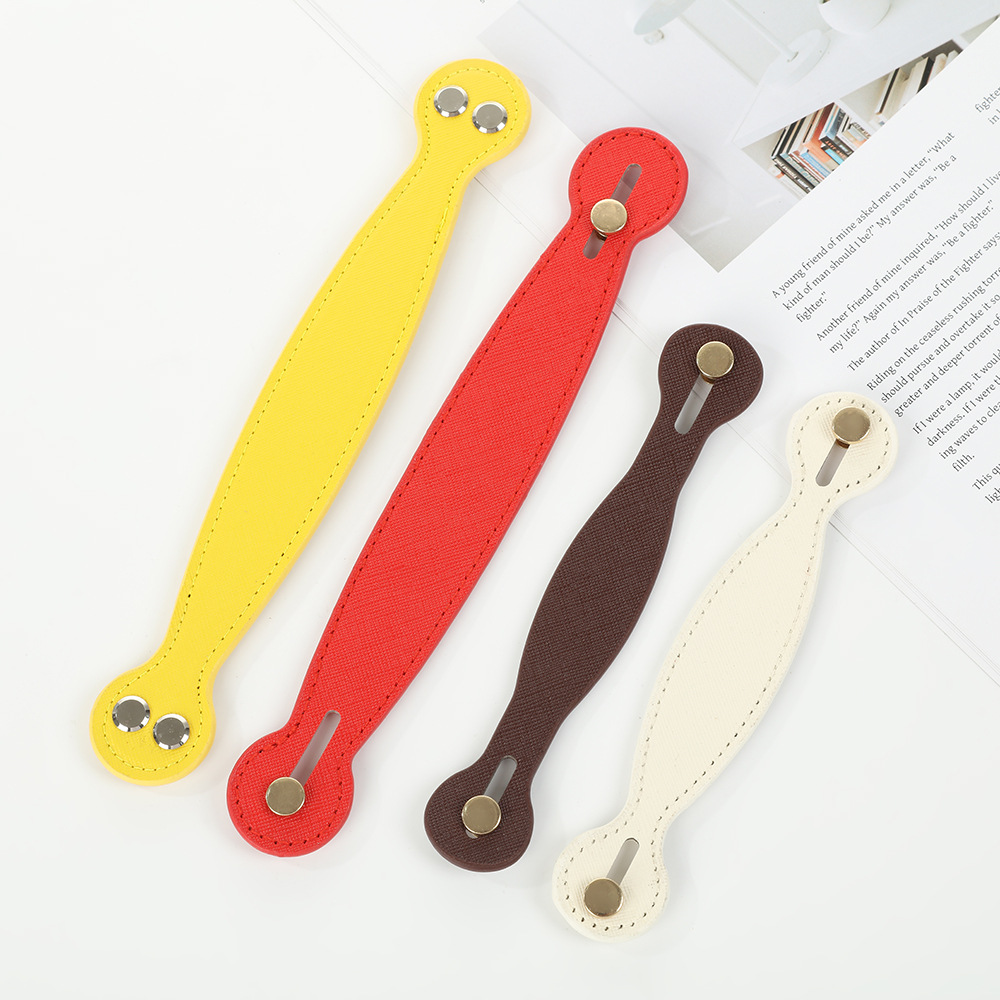 Pu Leather Luggage Handle Customization Gift Box Leather Handle Double-Sided Leather Handle Electrical Appliance Leather Handle Accessories