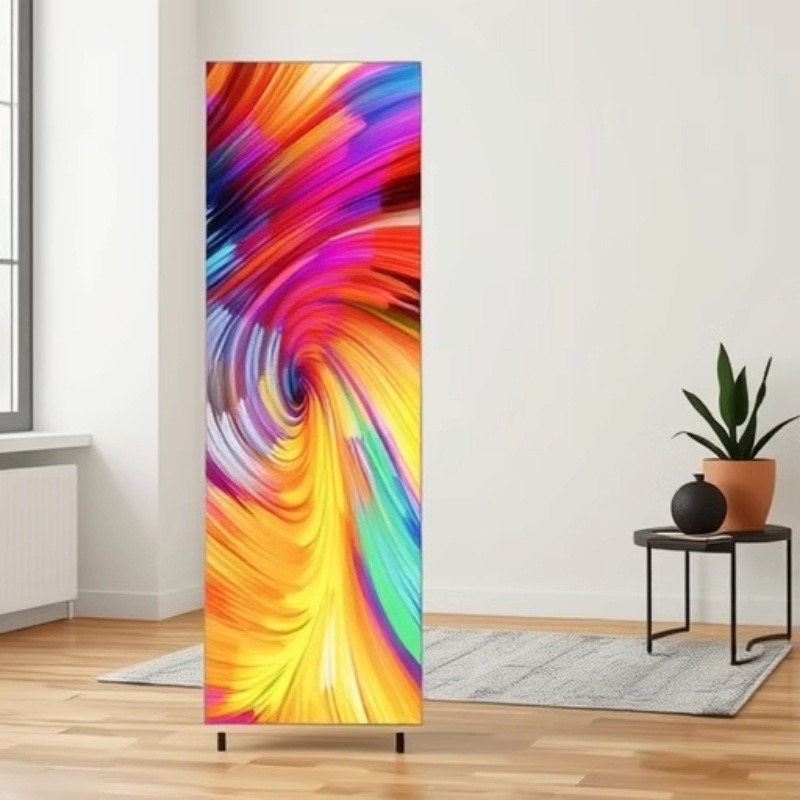 Original factory indoor full color led display vertical poster screen shopping mall integrated window outdoor floor advertising screen