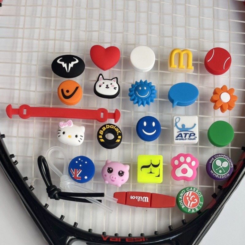 Cross-border in stock-style mixed batch tennis racket silicone shock absorber racket shock absorber PVC soft rubber buffer shockproof