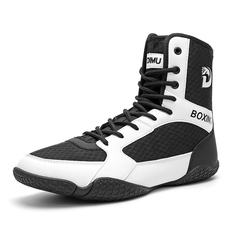 Boxing Shoes, Men's Wrestling Shoes, Fighting Shoes, Training Shoes, Fighting Shoes, Wrestling Shoes, Sanda Shoes, Boxing Boots, High-Top Shoes