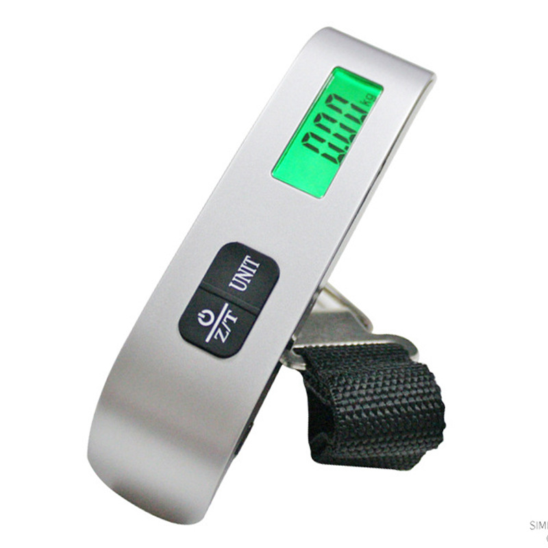 Portable T-type stainless steel electronic hand scale Luggage Express luggage electronic hanging scale electronic hanging scale fishing scale