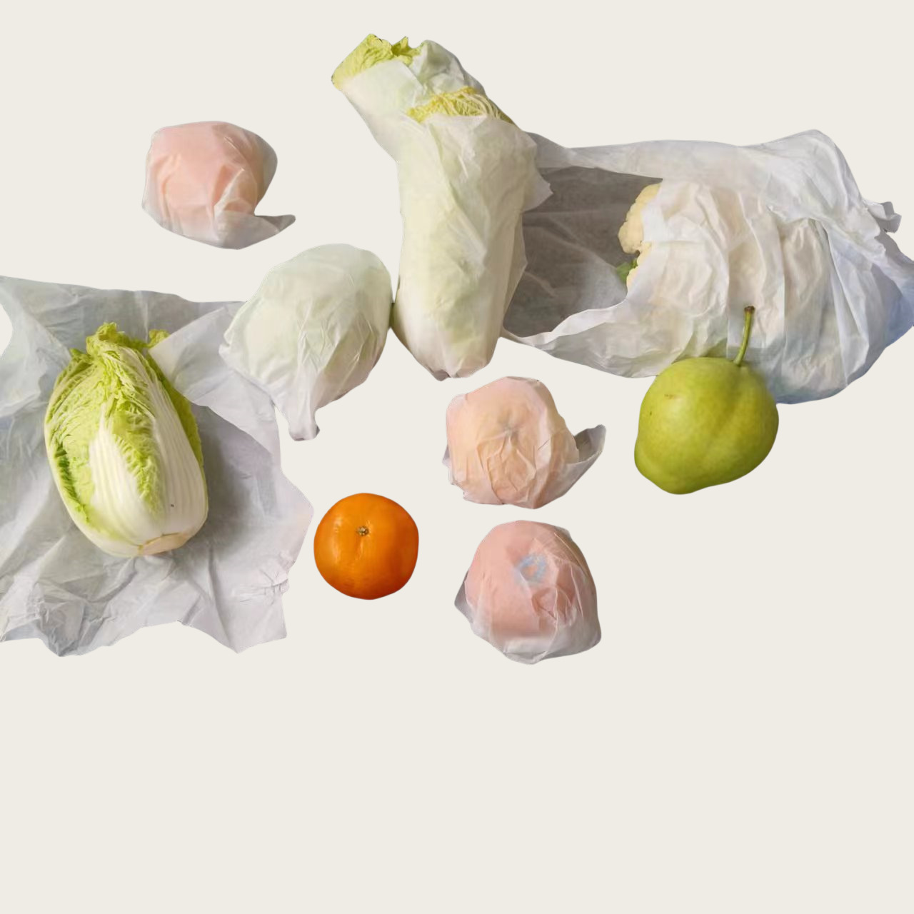 Fruit and vegetable wrapping paper Sydney paper clothing shoes and hats glass interlayer paper copy paper transparent paper free shipping cutting