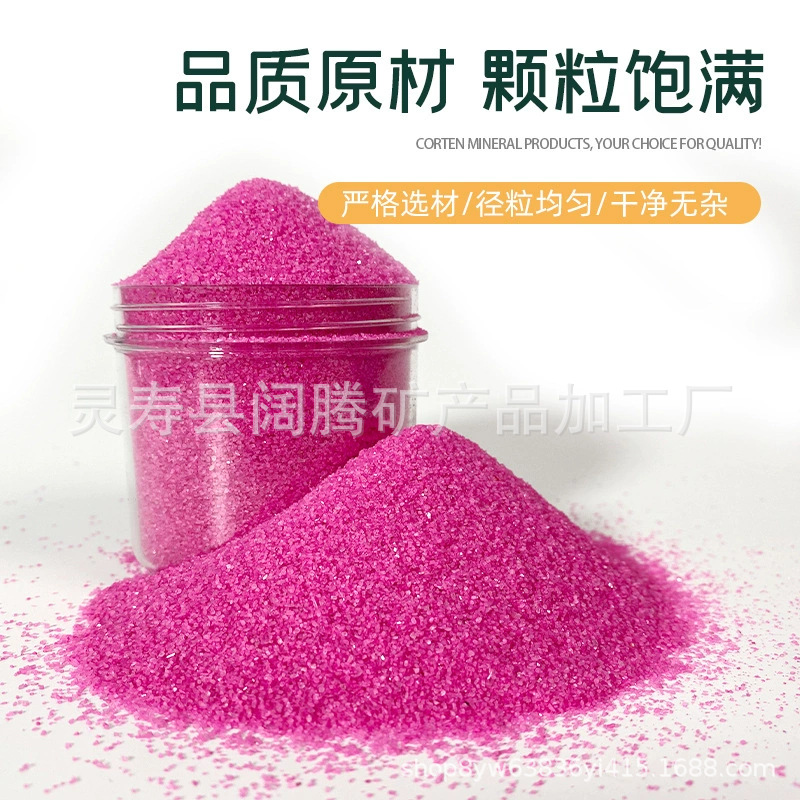 Manufacturer of 10g 50-Pack Colored Sand for Children's Crafts, Sand Painting, Multi-Colored Sand, Hourglass Sand, Fine Sand, Cloisonné