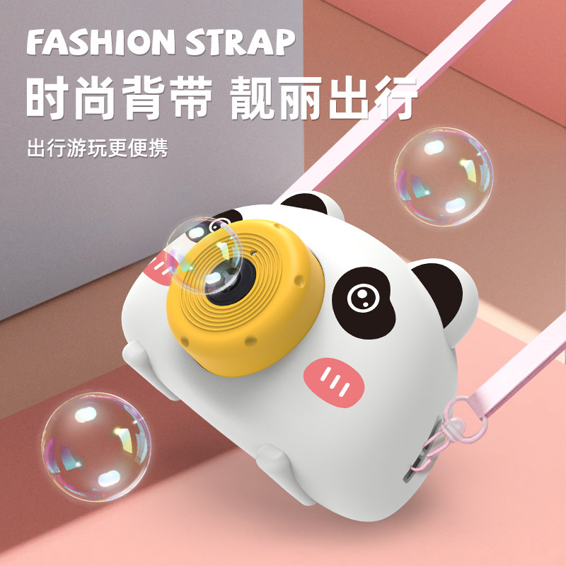 Moe Pig Bubble Machine camera trembles explosions automatic electric girl heart blowing bubble machine children's toys wholesale