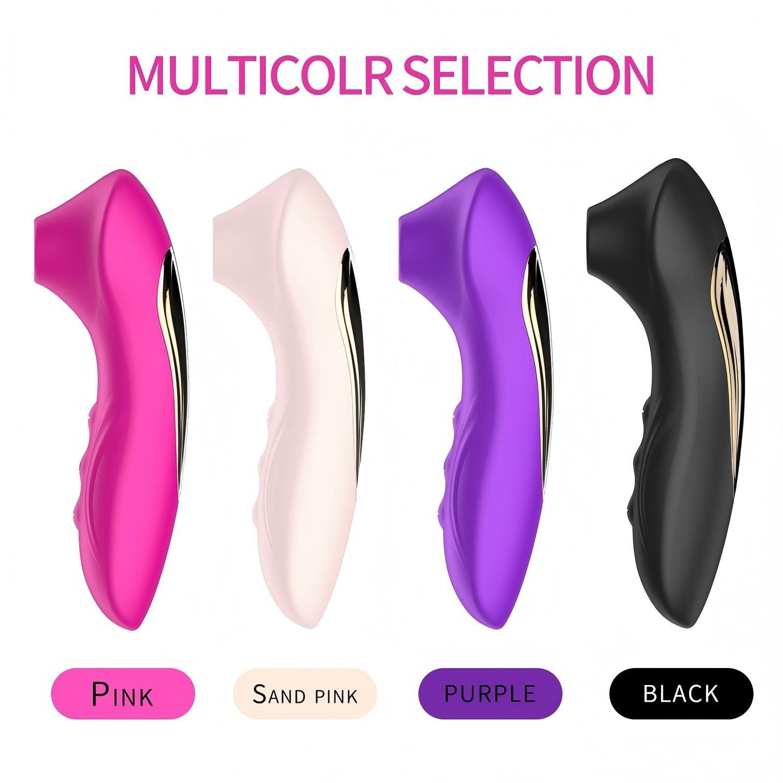 Foreign Trade Russian Sucking Device Teasing Massage Stick Charging Vibrating Female Silicone Masturbation Device Sexy Adult Products