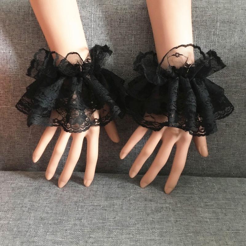 Short Lace Sleeves Gloves Lace Nightclub Sleeves Clothing Accessories Lolita Accessories Wedding Dress Accessories