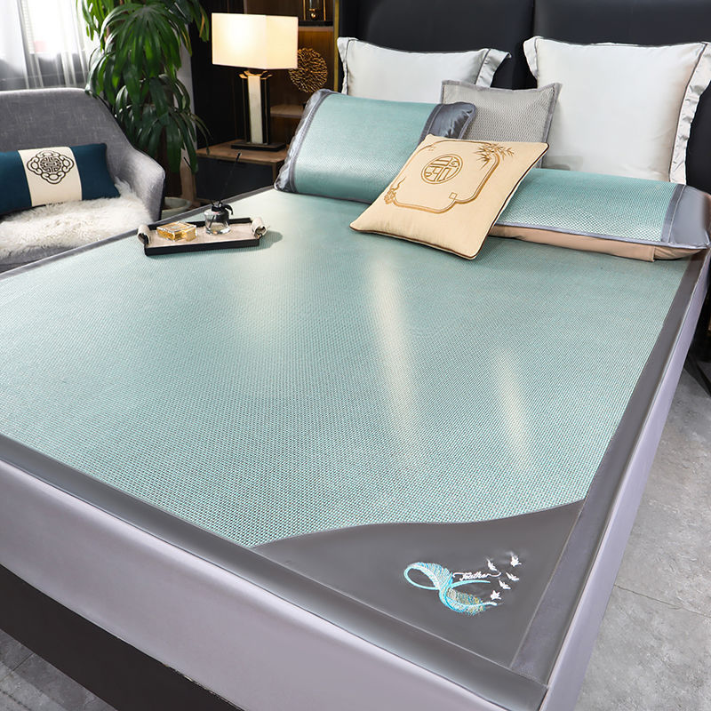 Ice Vine Mat 1.5m for Home Use, Double 1.92m Summer Ice Silk Mat, Straw Mat, Dormitory Air-Conditioned Mat, More Than 0 Available