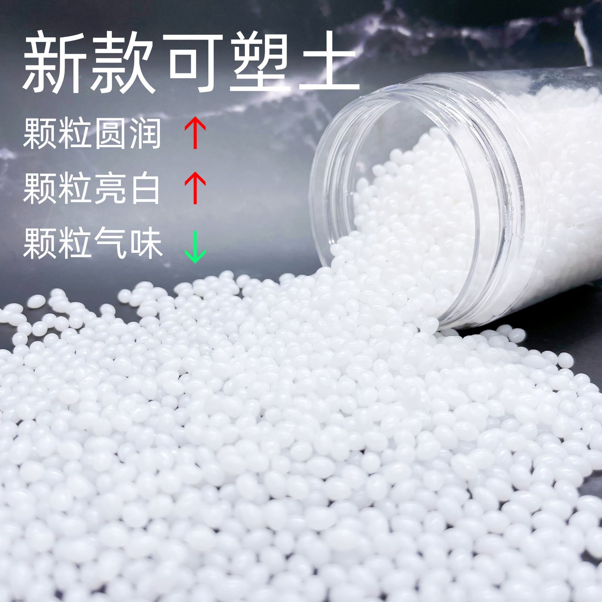 Новый пластиковый грунт, ярко-белый и круглый, низкий запах, отличные физические характеристики, ремонт из смолы и глины своими руками