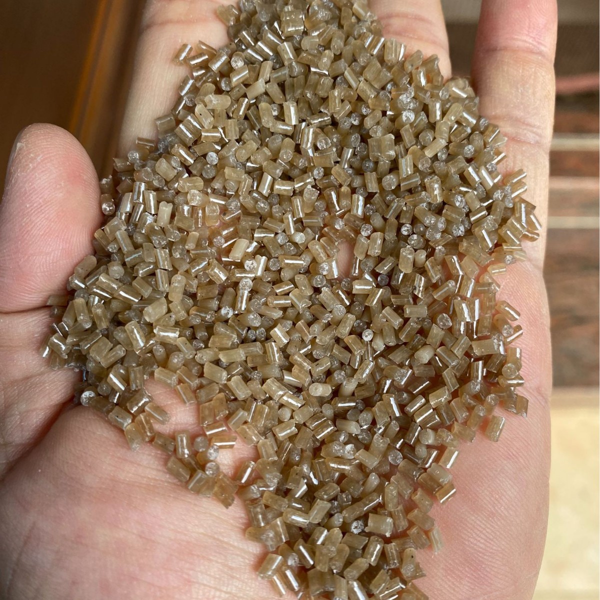 40 Mesh Eps Recycled Brown Material Photo Frame Tpr Shoe Material Raw Material Recycled Foam Particles