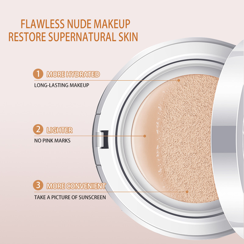 Sunscreen Cushion Foundation Cc Cream Concealer Oil Control Whitening Waterproof Liquid Foundation Bb Cream Brightening Matte Whitening