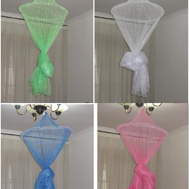 Supply large round Net production Palace round Net ceiling double dome mosquito net student mosquito net factory direct sales