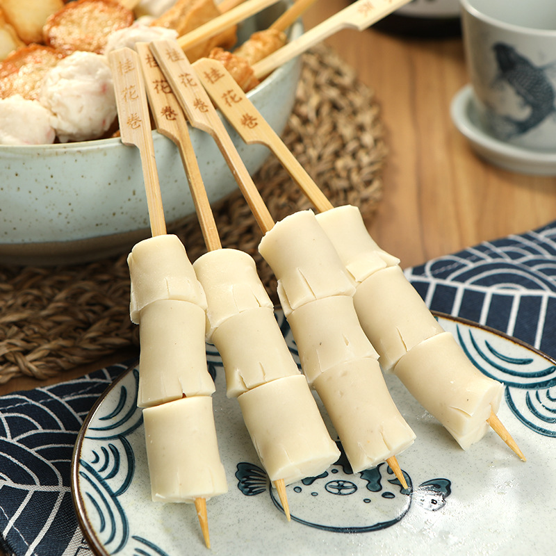 Oden Cooking Ingredients Wholesale Dingweitai Series Commercial Hot Pot Meatballs Fish Balls Arctic Wings Japanese Convenience Store