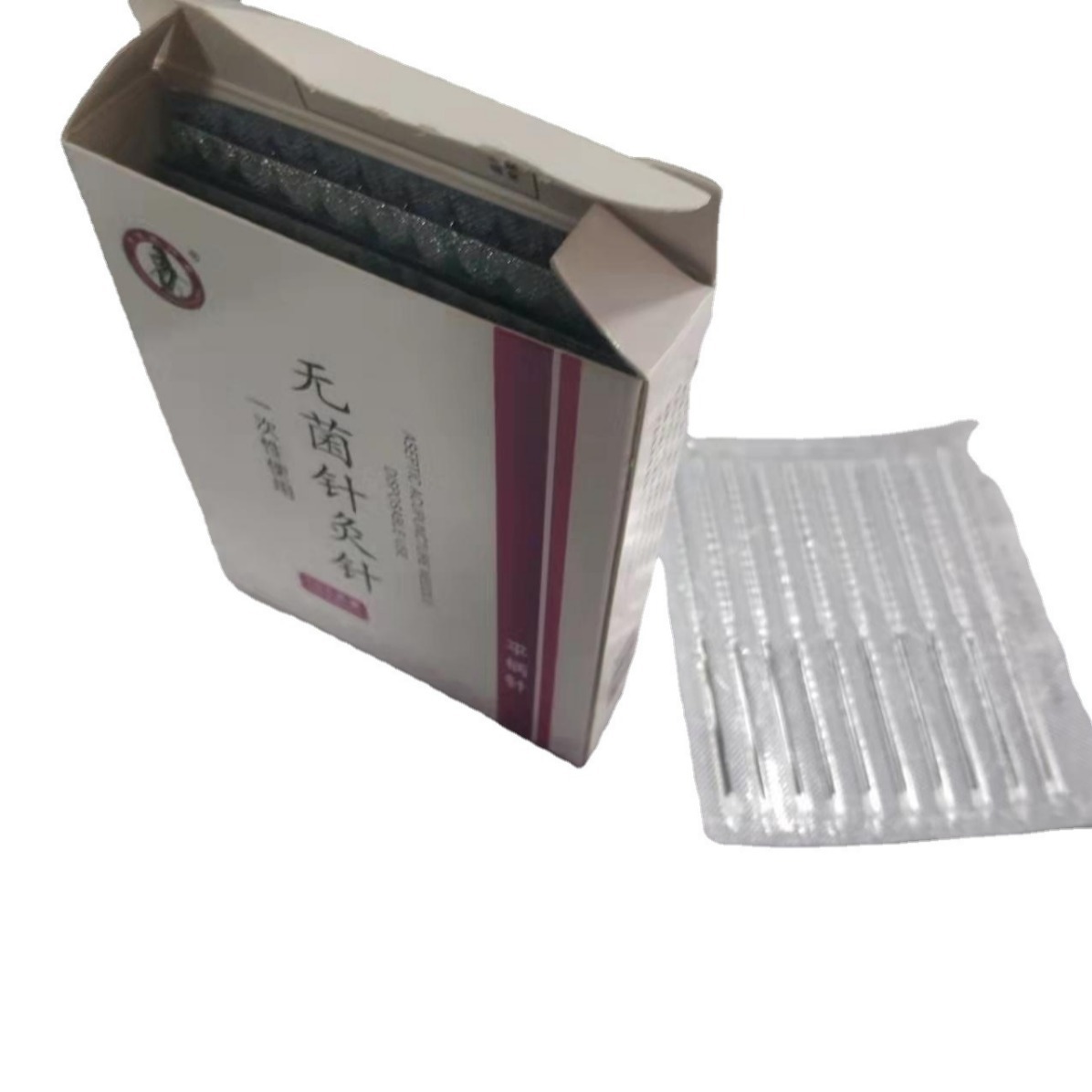 100 Disposable Flat Handle Acupuncture Needles Zhang Zhongjing Brand Korean Needle Non-silver Needle Piece Needle Home Acupuncture Needle