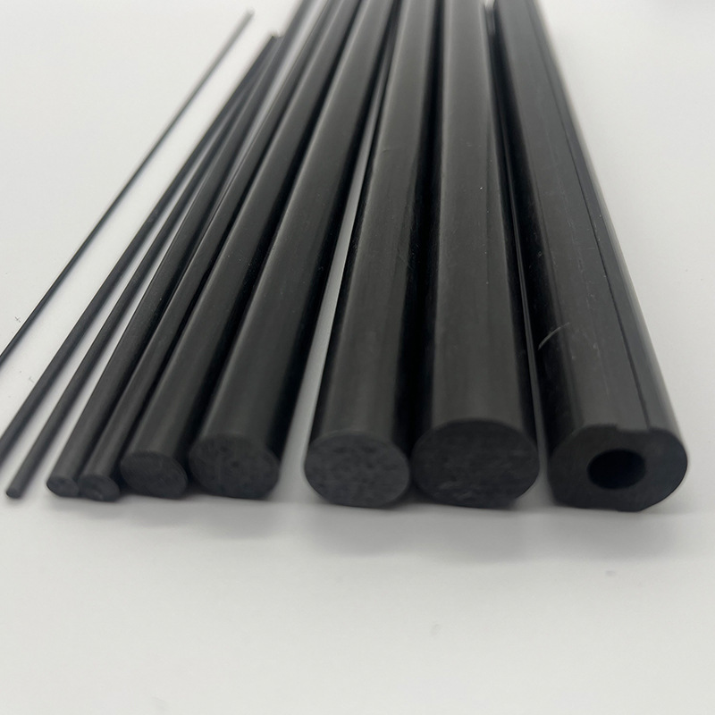 Squeeze Carbon Stick High Strength Carbon Fiber Stick Twill Plain Weave Carbon Fiber Stick Matte Bright Face Carbon Fiber Roll