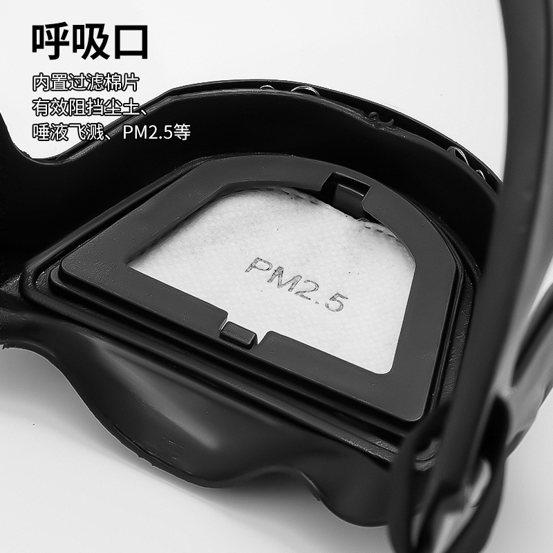 Protective mask horse head full surround semicircular pc protective mask anti-fog electric welding dustproof sand goggles wholesale