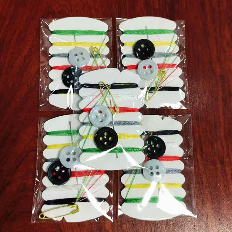 Household portable mini color sewing kit sewing DIY sewing suit hotel disposable sewing kit D11