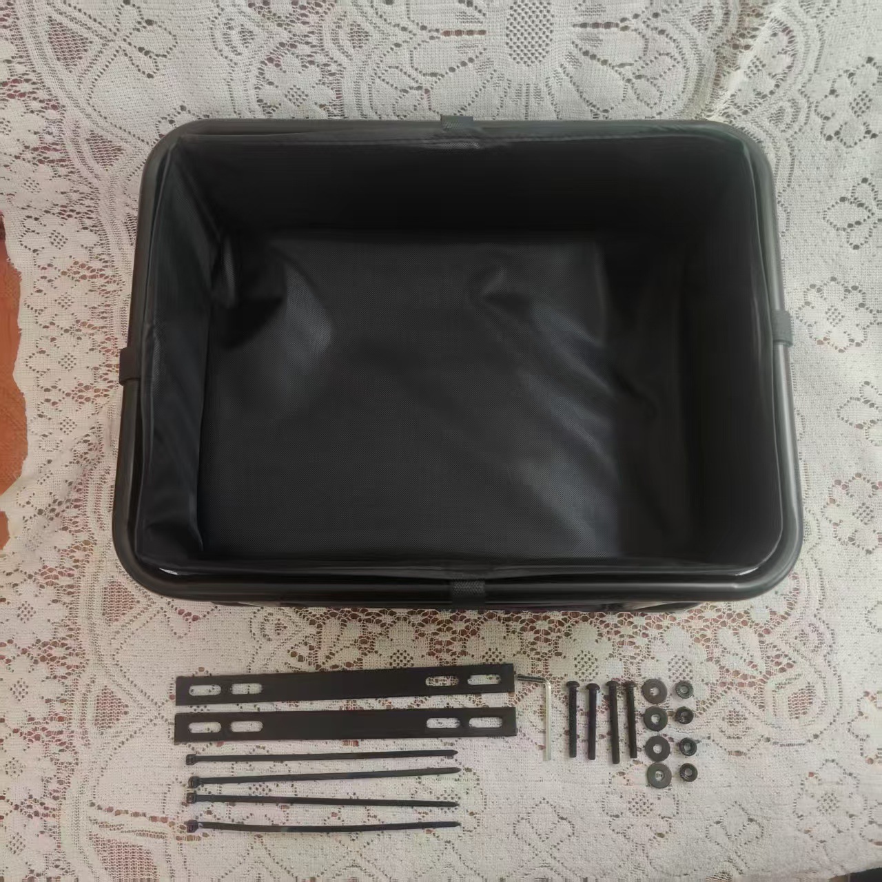 Electric Moped Bicycle Basket Car Basket Rear Pet Basket Large Capacity Battery Car Car