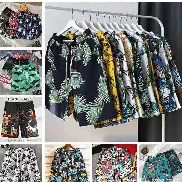 Beach pants men's wholesale outdoor seaside surfing shorts loose summer shorts beach pants cross-border exclusive