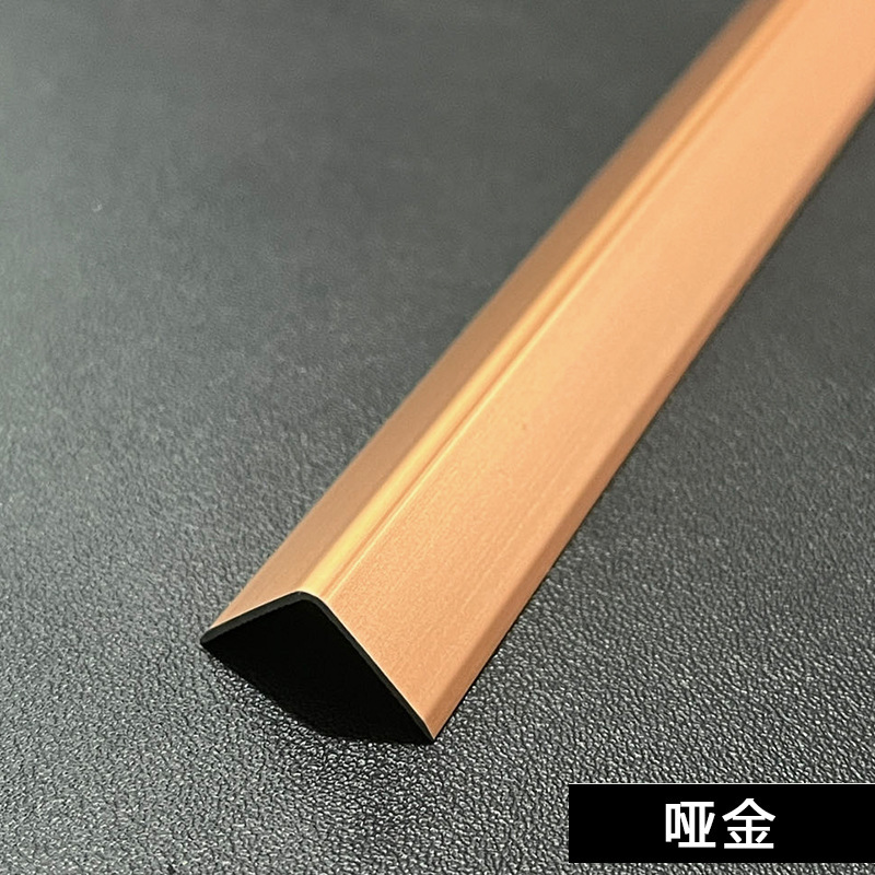 Customizable Stainless Steel Edge L-Shaped Wall Corner Tile Edge Strip, Corner Edge Strip, Matte Right Angle Edge Strip