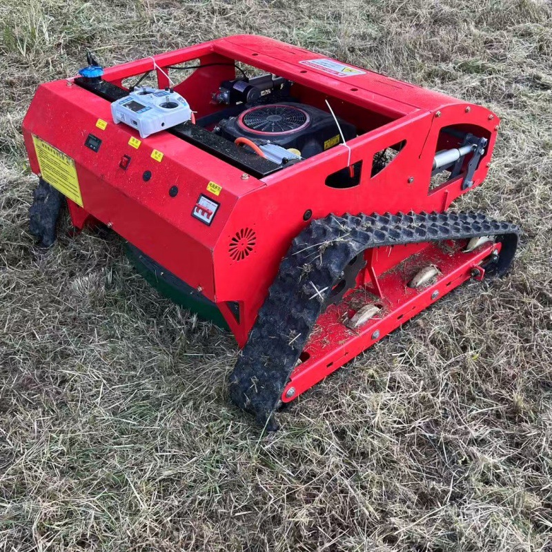 All-Terrain Crawler Lawn Mower Intelligent Remote Control Weeding Snow Plow Agricultural Crawler Weeding Machine