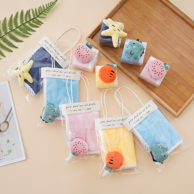 Cartoon household towel absorbent lint-free holiday kindergarten small gift full moon small gift hand gift towel