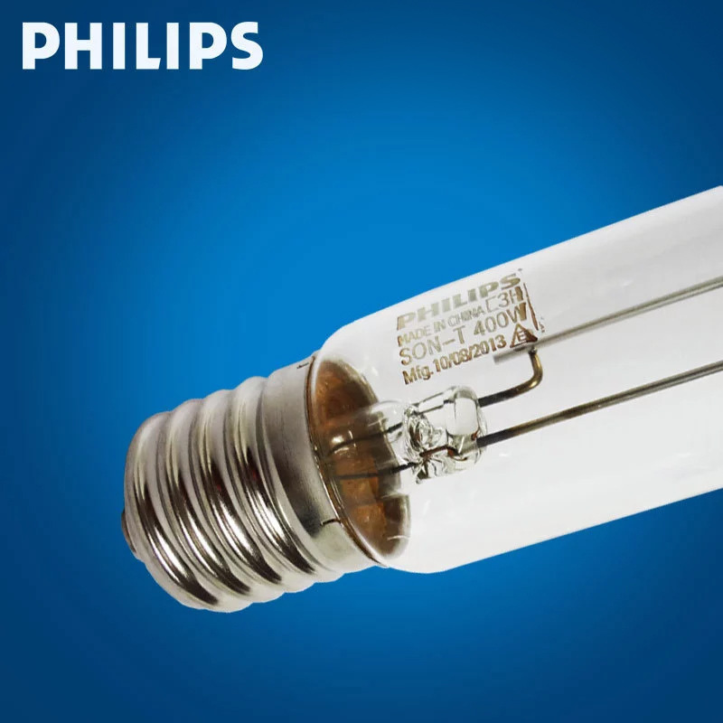 Philips High-Pressure Sodium Lamp Son-T 70W150W250W400W1000W E40 Yellow Light Straight Tube Plant