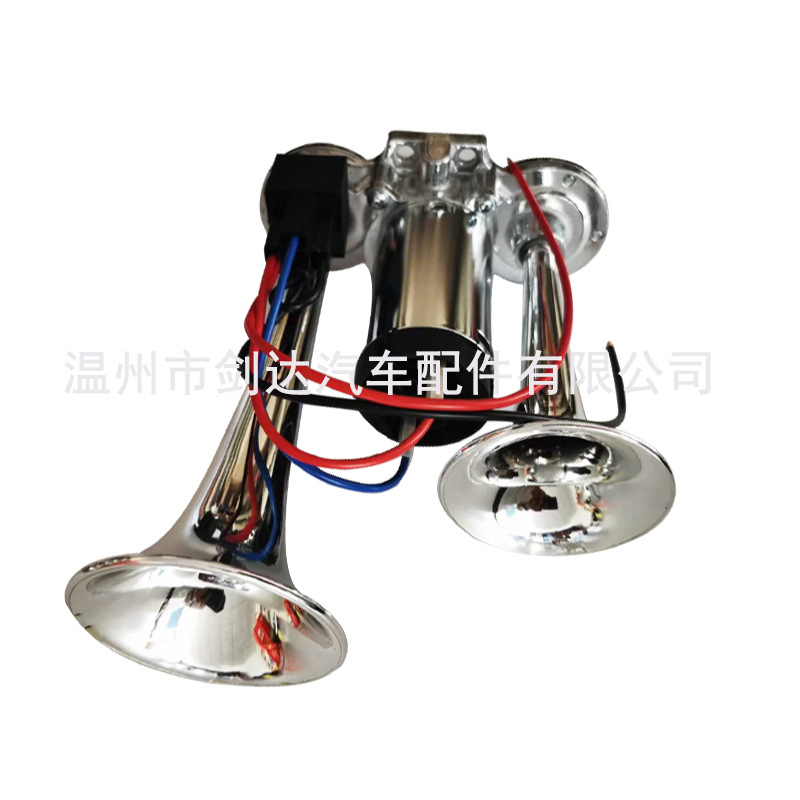 Double pipe integrated air horn 600DB compressor car motorcycle cross-border