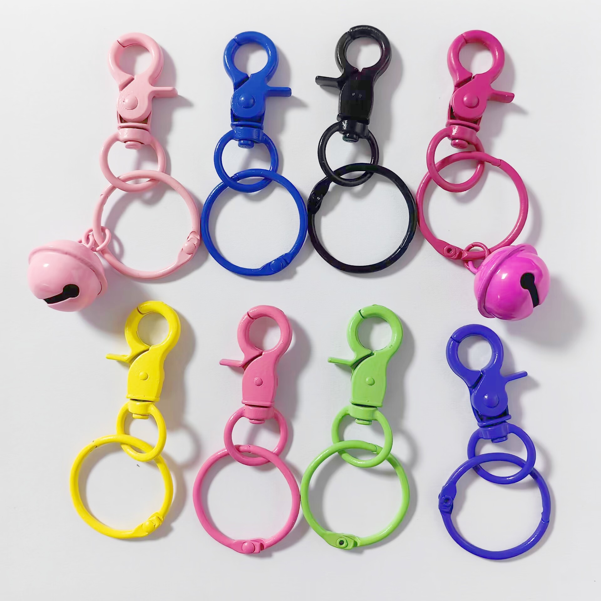 Color Removable Card Album Picture Album Book Ring Card Ring Buckle Metal Table Calendar DIY Loose-leaf Opening Ring Movable Buckle