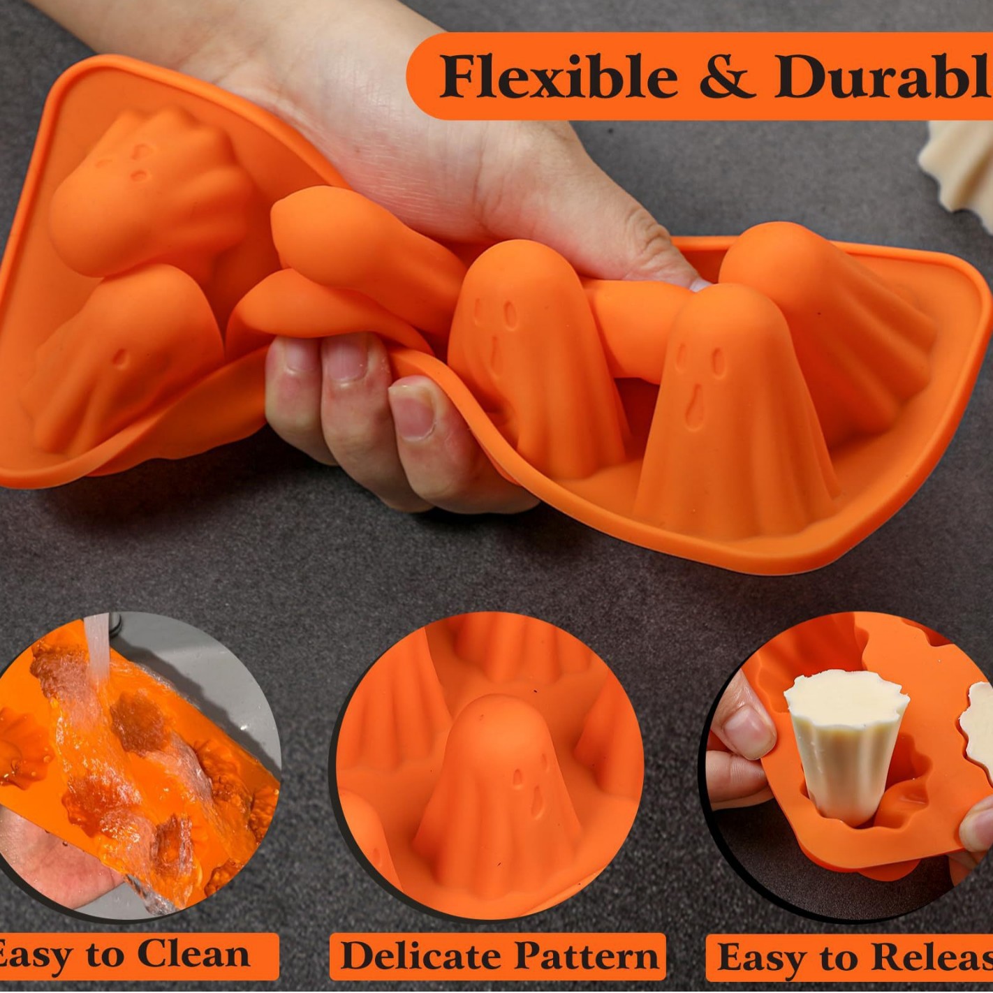 Amazon New Ghost Jello Mold Ghost Silicone Mold Silicone Mold Holiday Kitchen Tools