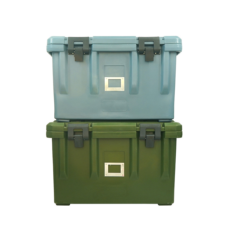 Peng Wen 90L Rumble Plastic Box Fishing Box Central Kitchen Group Meal Delivery Incubated Box Meal Box Meal Box Turnover Box