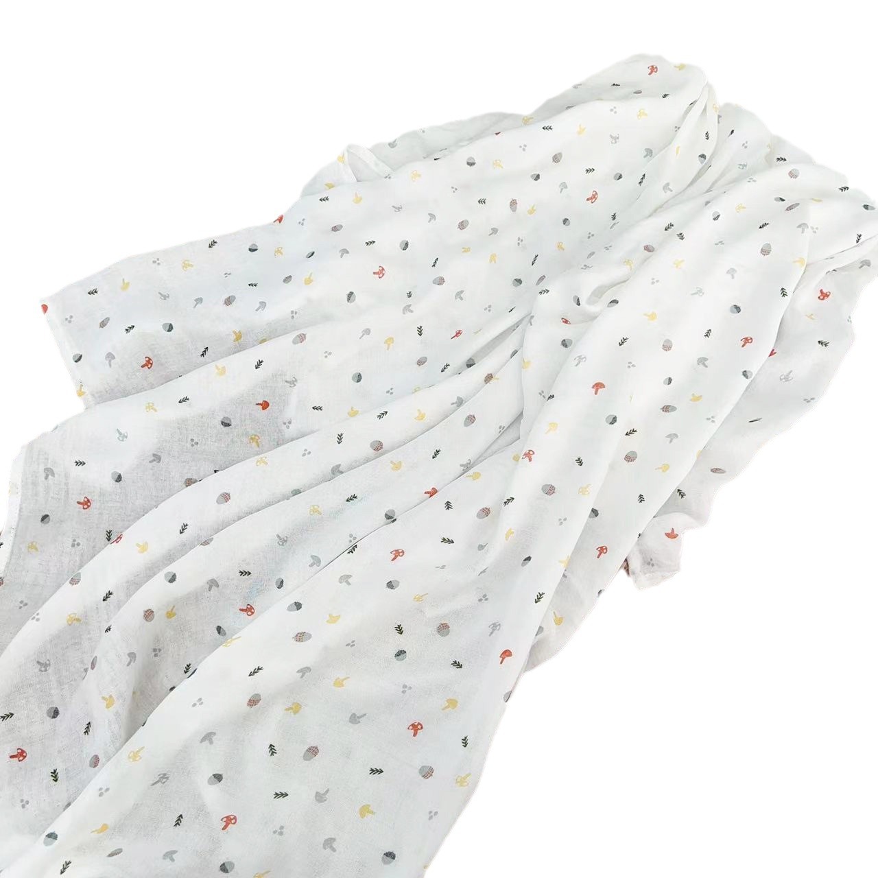 Bamboo Fiber Baby Gauze Wrapping Towel Non-Cotton Multifunctional Thin Blanket for Newborn Children Swaddling Towel Spring/Summer Daily Single