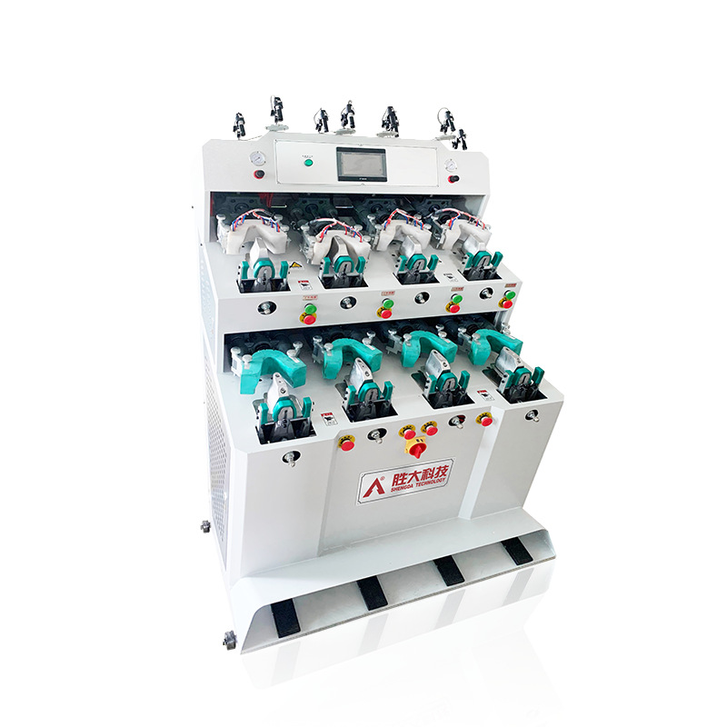 Shengda Technology Guangdong is suitable for different shoe types, intelligent horizontal four-hot four-cold heel setting machine factory outlet