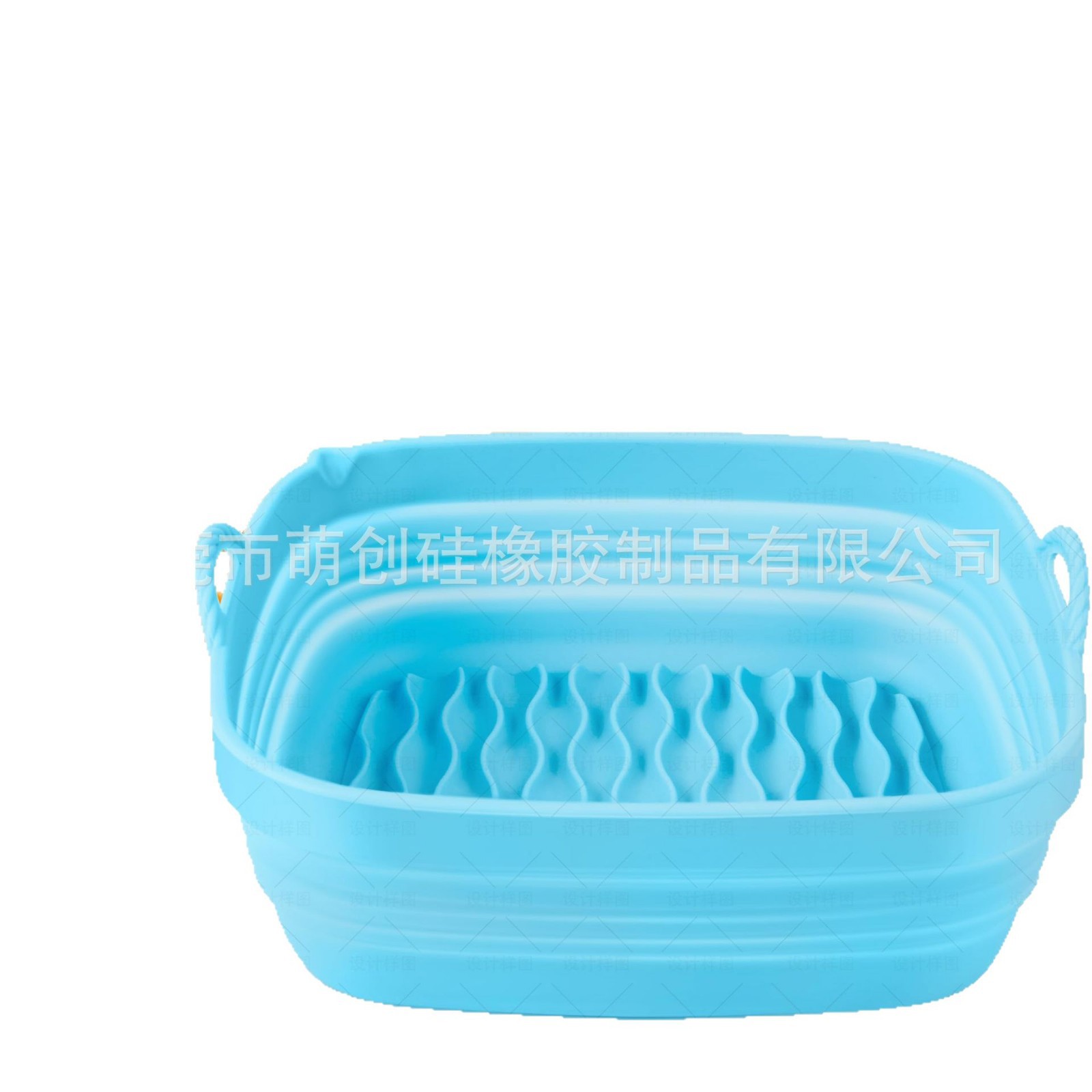 Cross-Border Hot Product High Temperature Resistant Air Fryer Household Silicone Tray Mat Foldable Portable Air Fryer Baking Pan