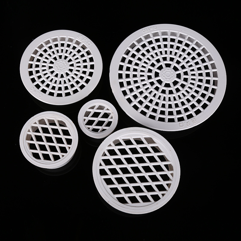 Manufacturers supply Multi-specification PVC vent pvc inner floor drain pvc simple floor drain