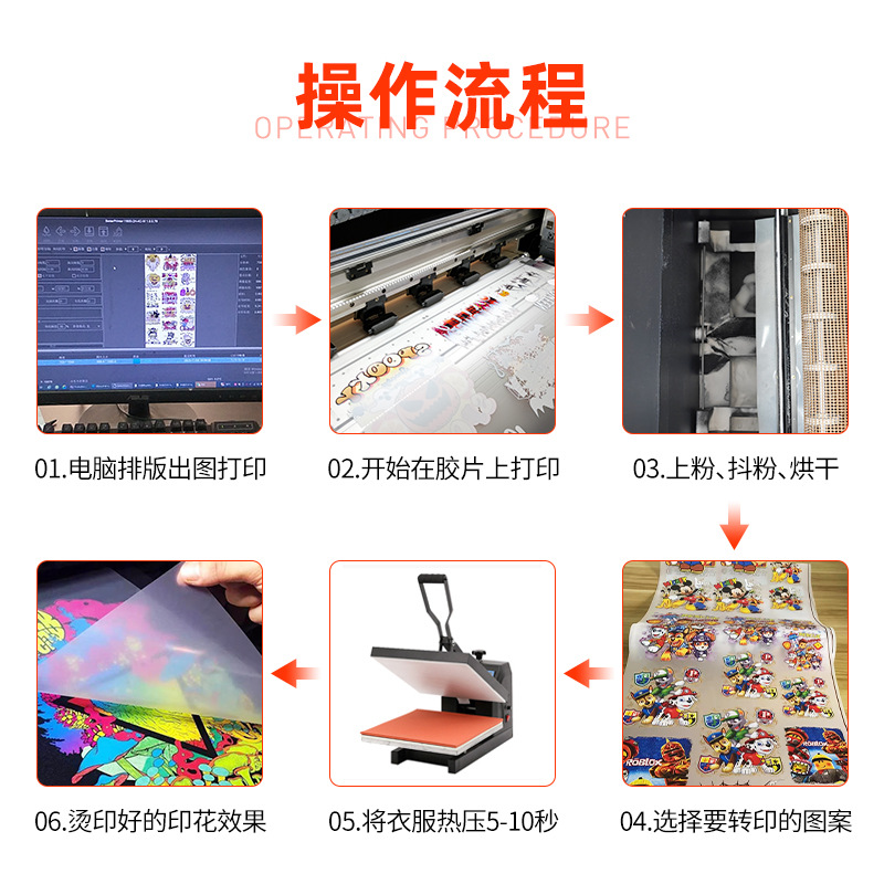 Dtf Printer Manufacturer 60cm Digital Printing Heat Transfer Textile Clothing Heat Transfer Hot Mark White Ink Heat Transfer Machine