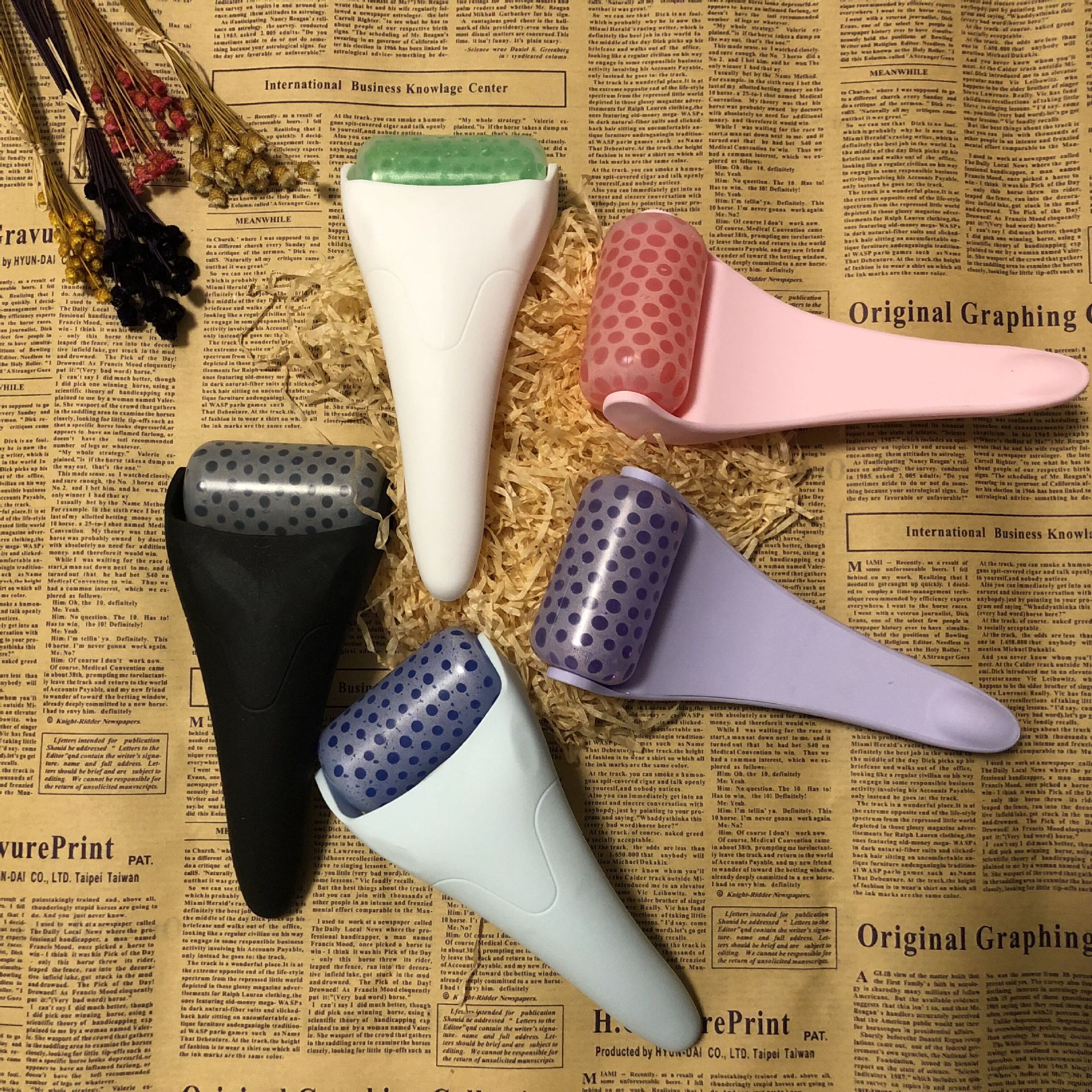 Korea ice roller ice roller ice muscle wheel face ice head roller cold applicator massage care beauty roller