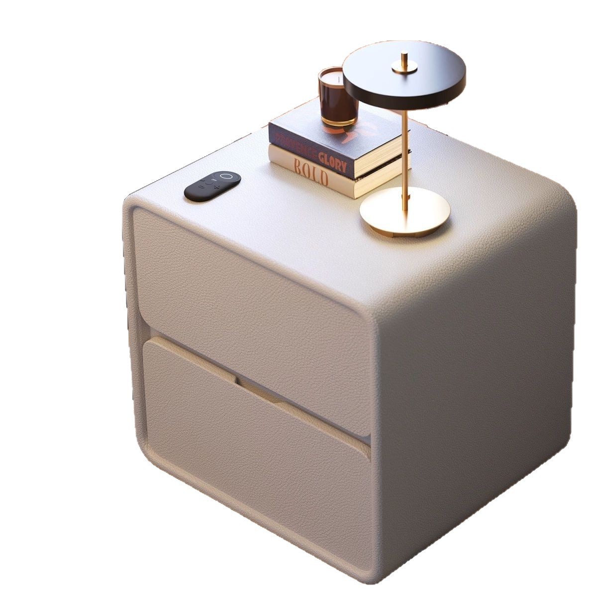 Black Bedside Table Modern Simple 2025 New Bedroom Bedside Table Solid Wood Storage Cabinet Simple Storage Cabinet