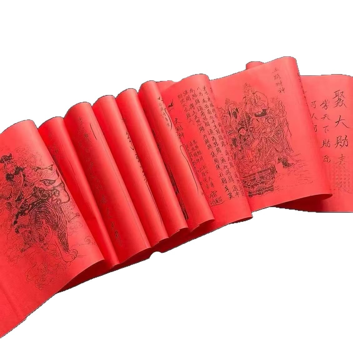 [Welcome the New Year] 10m Master-Designed Handwritten Buddhist Scriptures for Good Fortune and Wealth