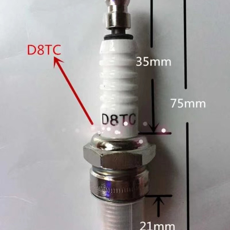 D8TC spark plug 125 motorcycle spark plug 100/110 Haojue Wuyang scooter spark plug A7T fire nozzle