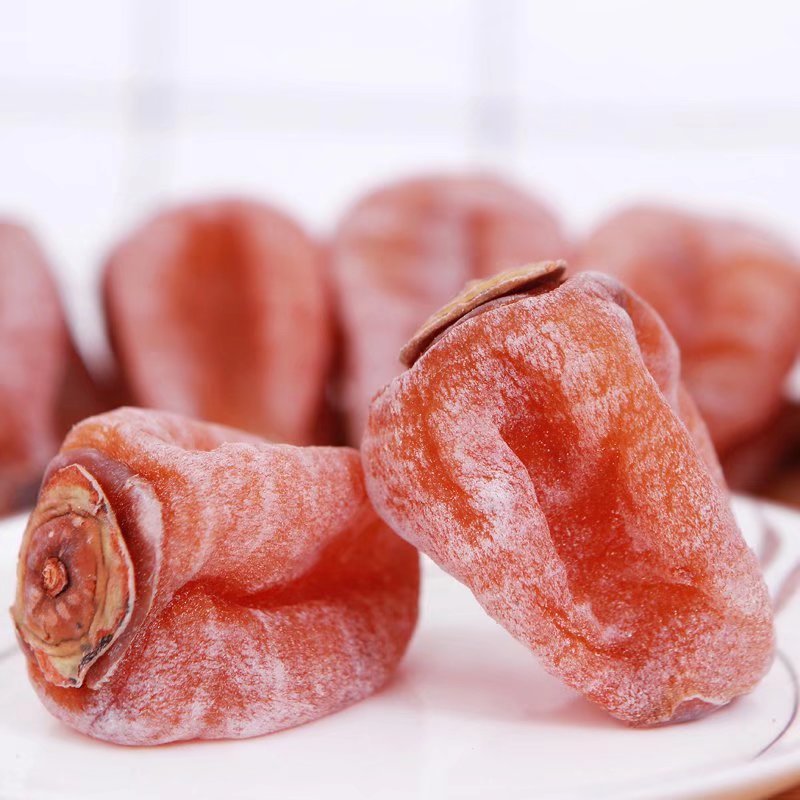 Нетто вес, хурма с морозом, Фуюань, висючий пирог, фермерская сушеная хурма, упаковка 0.5-2.5кг, плоский пирог с морозом