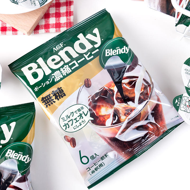 Импортированный японский AGF Blendy Brandi капсульный мгновенный черный кофе концентрат без сахара для студентов