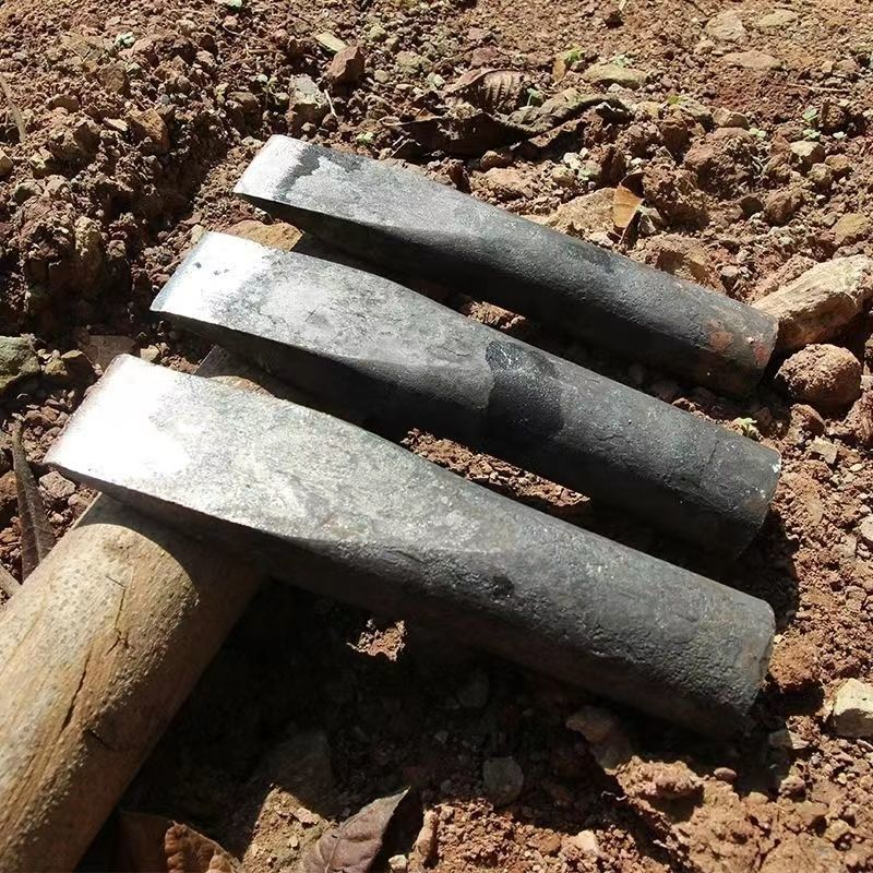 Fine Bearing Steel Hand Forged and Quenched Firewood Tip Split Wood Pile Breaking Artifact Split Wood Household Outdoor Tool