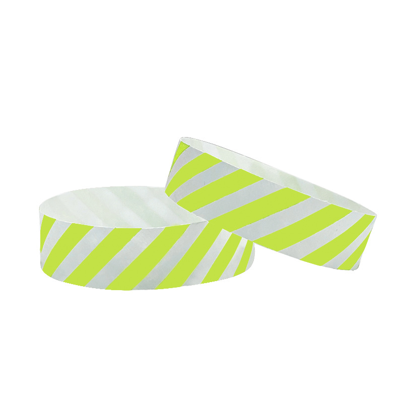 Factory Spot Disposable Bracelet Playground Concert Party DuPont Paper Custom Wristband Waterproof Paper Wristband