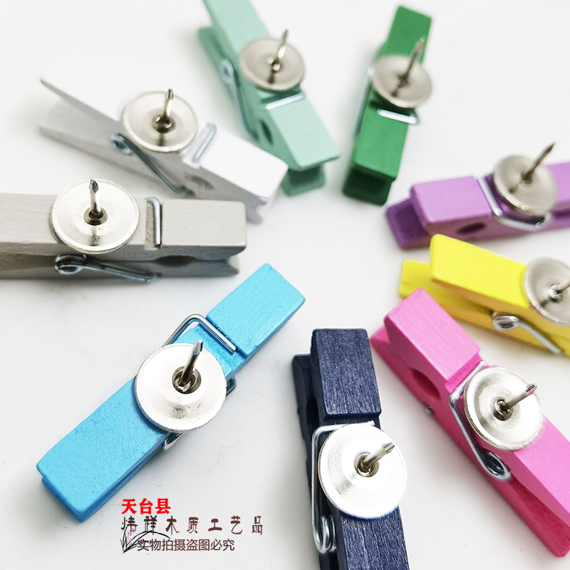 Заводская прямая креативная канцелярия с зажимом для фотопинов